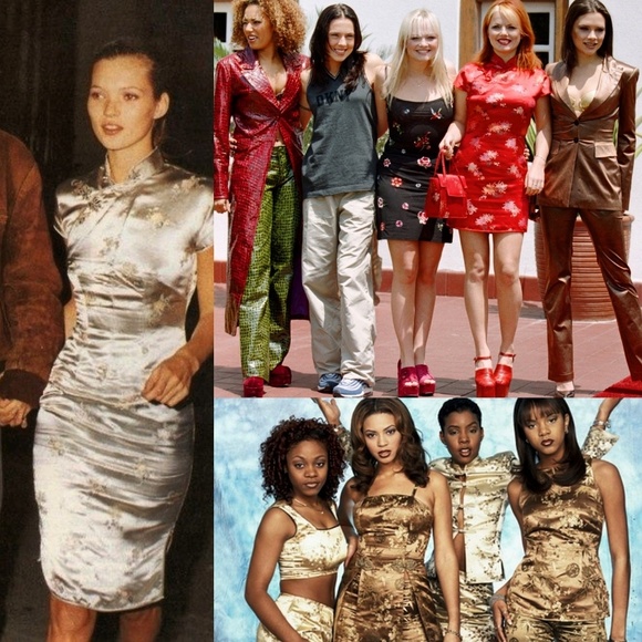 Vintage cheongsam Chinese dress - Picture 2 of 2